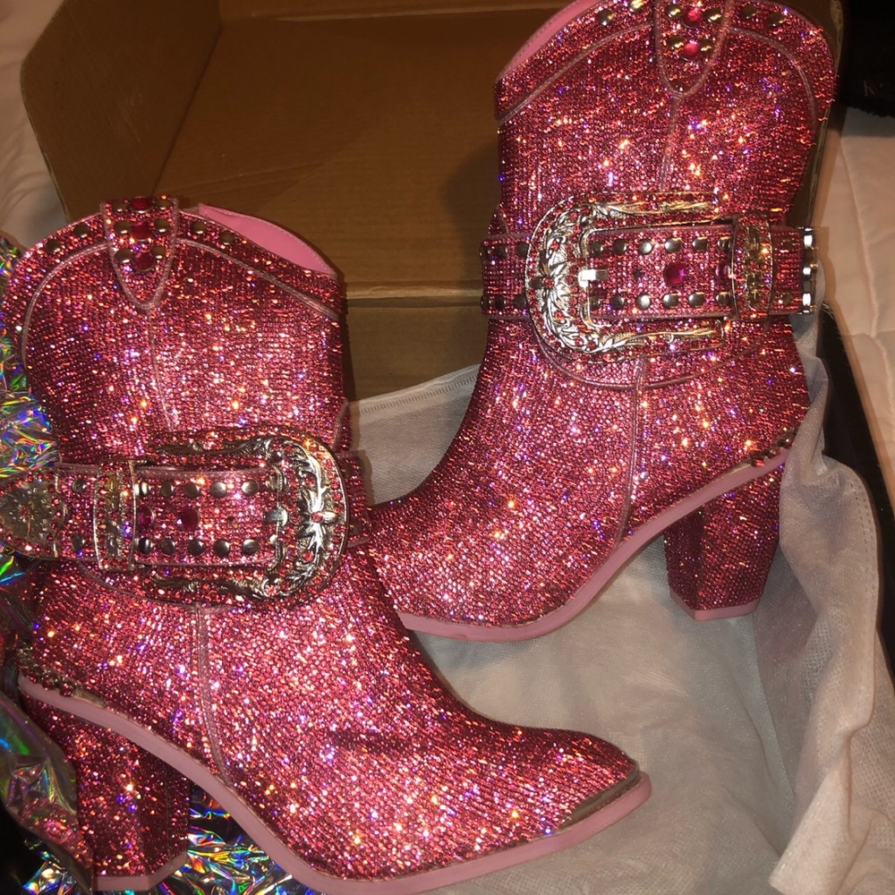 Dolls Kill/Club Exx Sherriff Shine Cowgirl boots